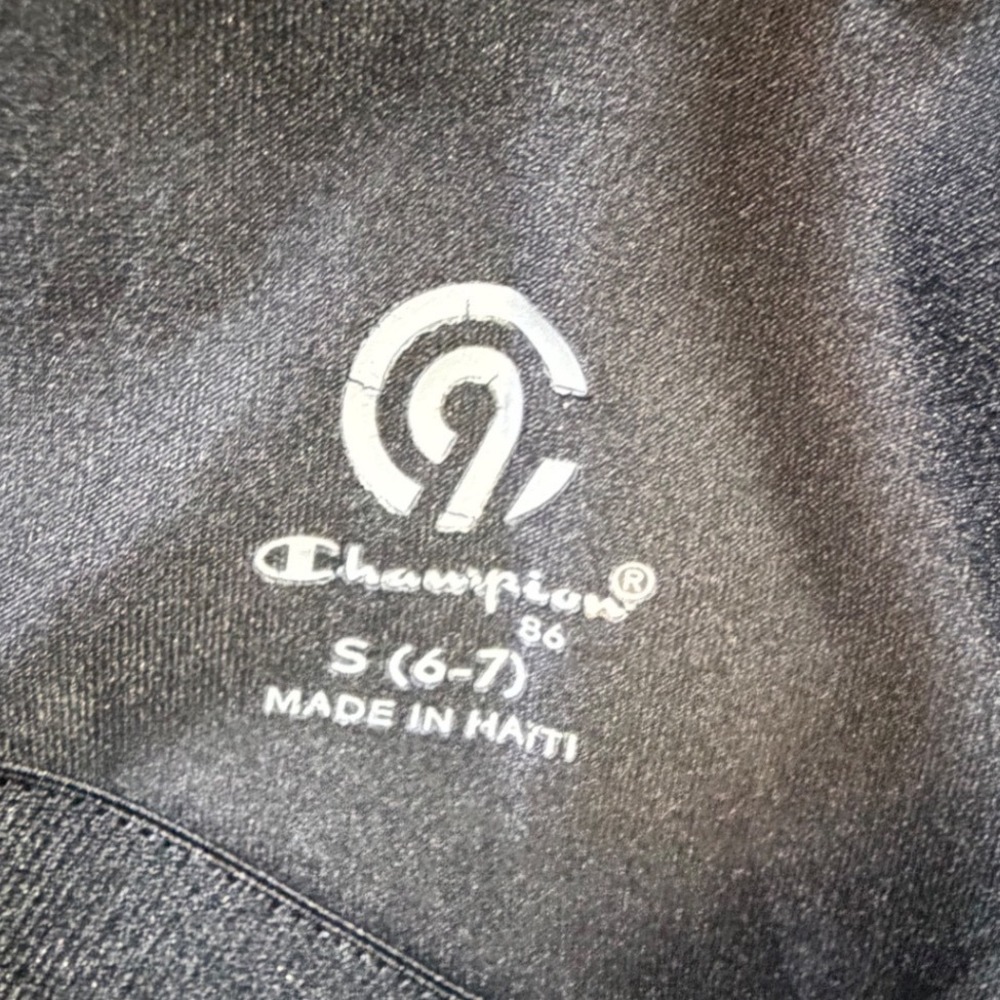 Champion Kids Power Core Black Compression Shorts Size S 6-7 Base Layer K2 - Picture 2 of 7